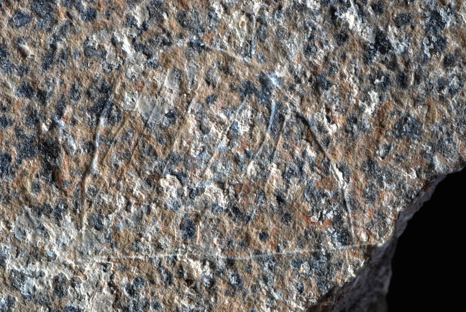 Mapa en piedra de un campamento de cazadores de hace más de 13,000 años- Manuel Vaquero, IPHES
