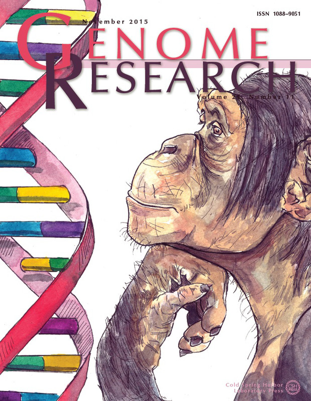 Portada de la revista Genome Research, Noviembre 2015
