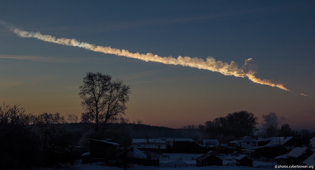 Trazo del meteorito de Chelyabinsk, Alex Alishevskikh