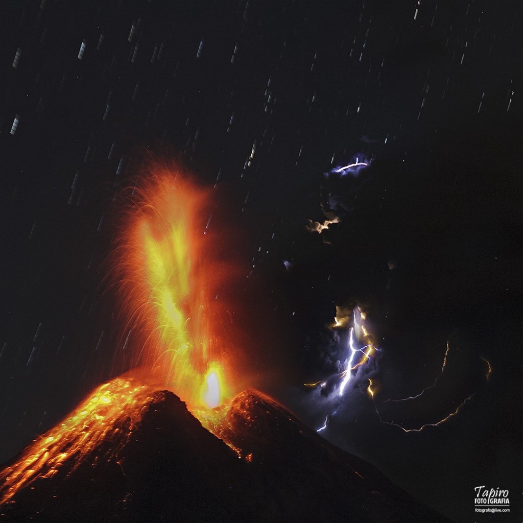 Volcán de Colima 7 de enero de 2016- Tapirofoto