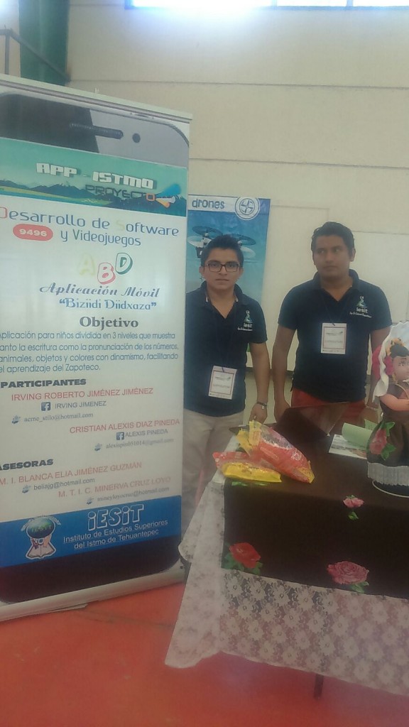 Irving Jiménez y Cristian Díaz, creadores de la "App-Istmo", aplicacion para aprender zapoteco