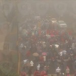 Marcha en Xalapa a las 11-46, entre niebla- C4