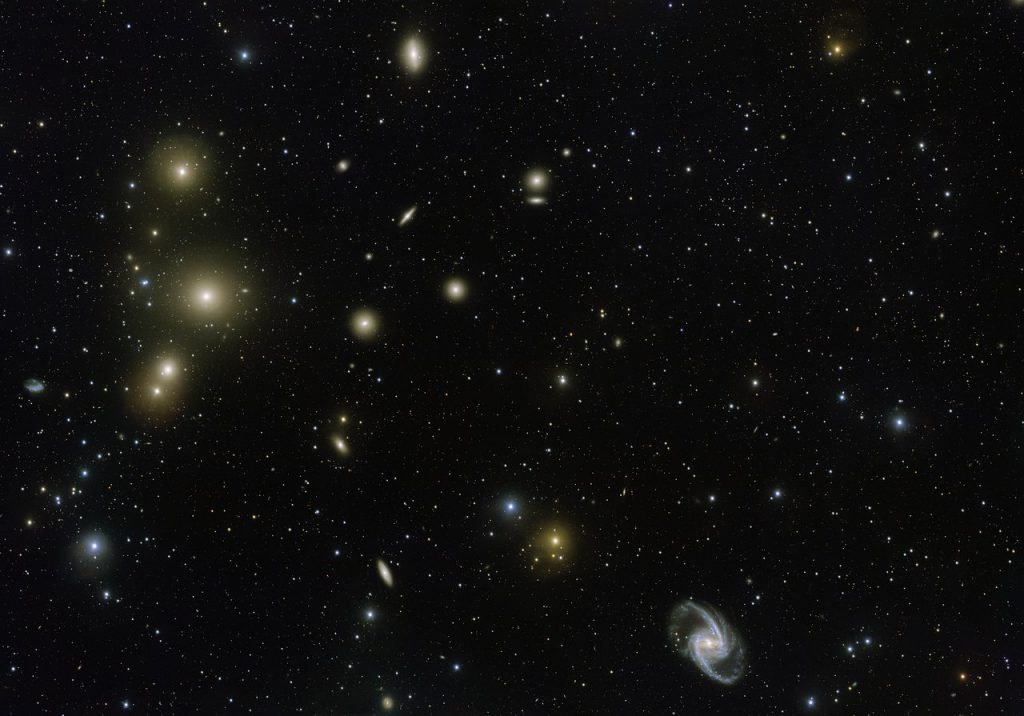 Cúmulo de Fornax, galaxias de todas las formas y tamaños- ESO