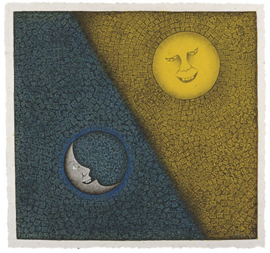 Luna y Sol, Rufino Tamayo, 1956