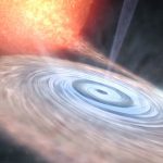 Los fuertes vientos que soplan en torno del agujero negro V404 Cygni