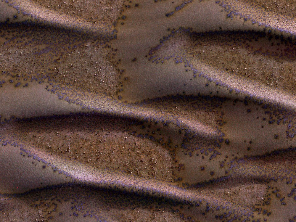 Dunas heladas en Marte- NASA