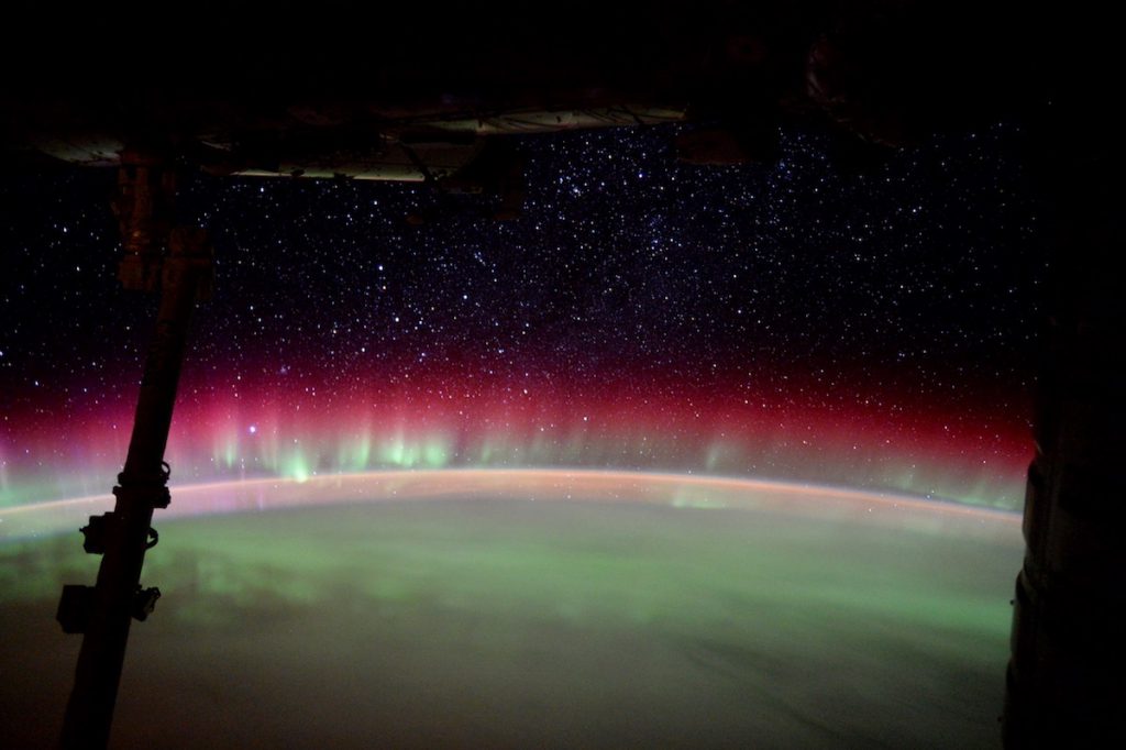 Aurora Austral desde la Estación Espacial Internacional- Tim Peake, ESA NASA