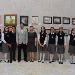 Exponen muestra pictórica alumnos del Instituto Francisco Xavier Alegre en el Congreso