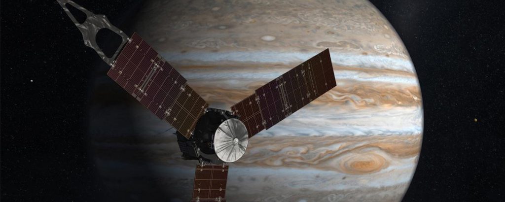 Juno orbitando Júpiter- NASA