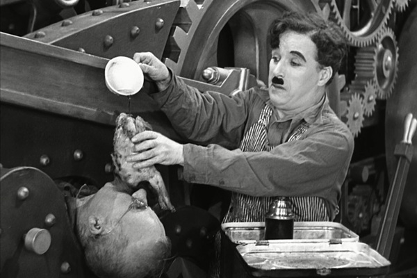 Tiempos modernos, Charles Chaplin