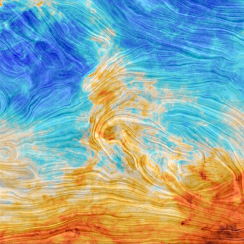 Nube molecular “Polaris Flare” con un diámetro de 10 años luz- ESA y Planck