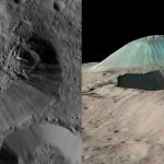 La sonda Dawn detecta un volcán de hielo y agua en el planeta enano Ceres