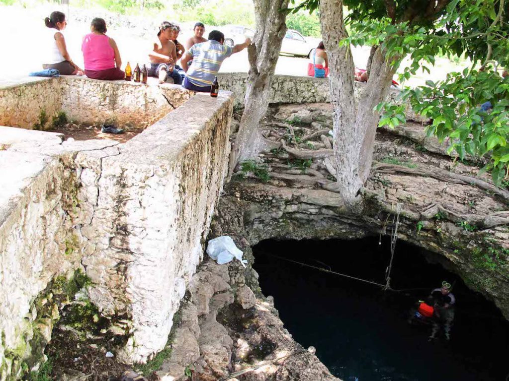Cenote en zona urbana