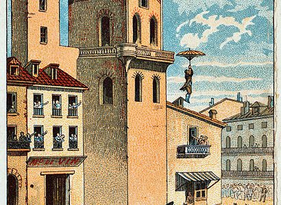 Louis-Sebastien Lenormand el primer salto con paracaídas