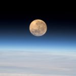 Super Luna, vista desde la Estacion Espacial Internacional- Foto del astronauta Thomas Pesquet