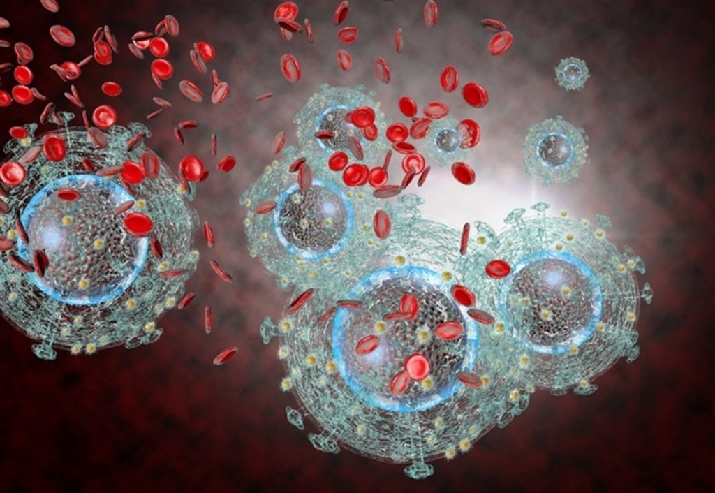 VIH atacando a las células