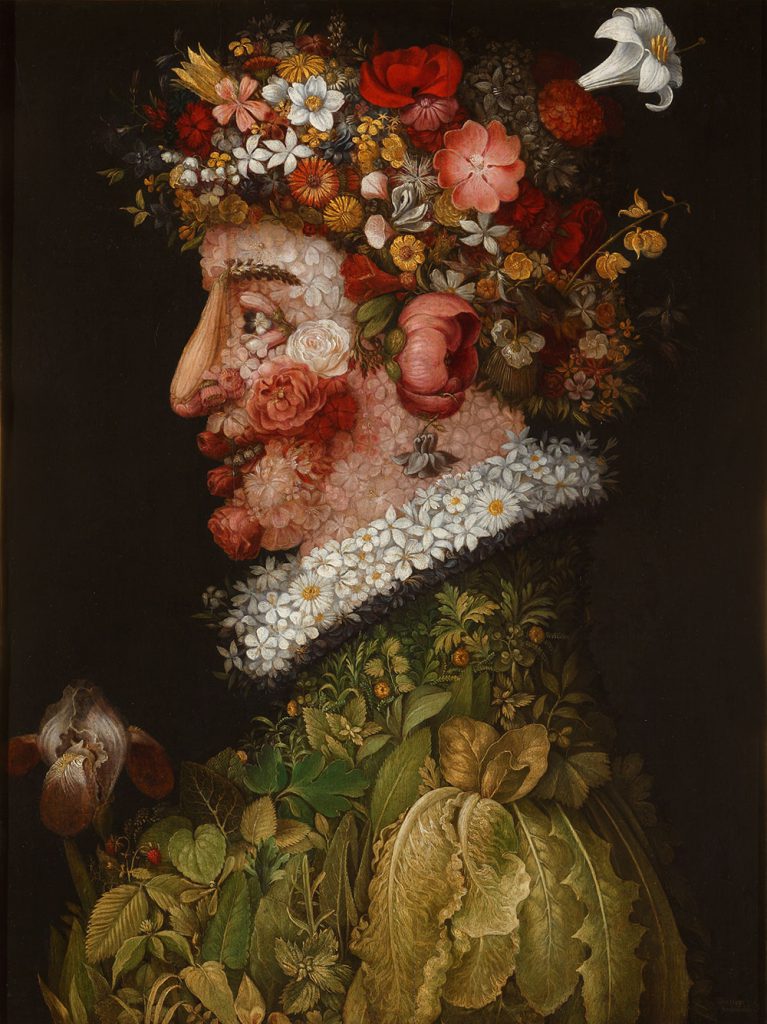 La Primavera, Giuseppe Arcimboldo, 1573- Museo de la Real Academia de Bellas Artes de San Fernando