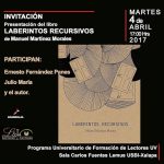 Manuel Martínez presenta sus «Laberintos recursivos»