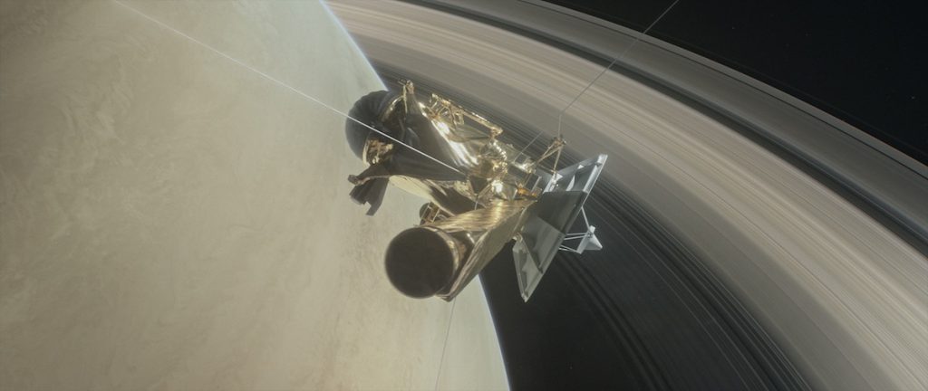 Cassini, entre Saturno y sus anillos- NASA/JPL-Caltech