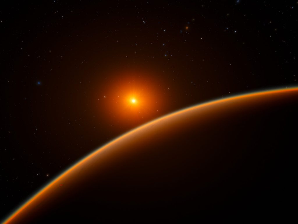 Exoplaneta LHS 1140b- ESO/spaceengine.org