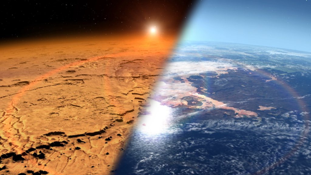 La atmósfera perdida de Marte; como es hoy y como pudo ser- NASA’s Goddard Space Flight Center