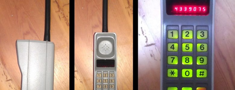 El primer teléfono celular, el Motorola DynaTac 8000s