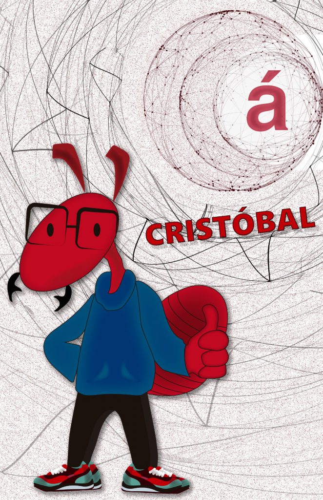 Cristóbal, la mascota de Álef Libera el Conocimiento