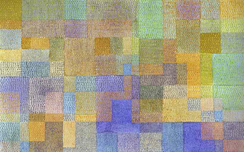 Polifonía, Paul Klee, 1932- Fundación Emanuel Hoffman, Basilea