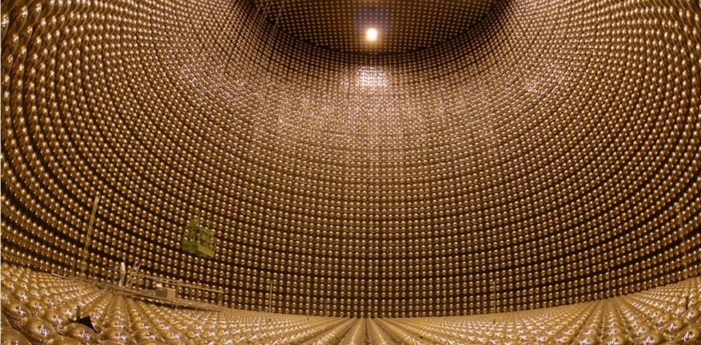 Detector Super-Kamiokande, parte del experimento T2K- Kamioka Observatory, ICCR, The University of Tokyo