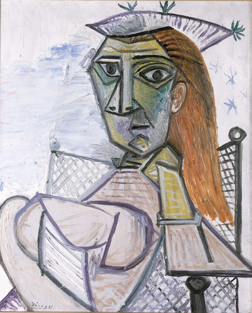 Mujer sentada en un sillón, Pablo Picasso, 1941- Guggenheim, Bilbao, España