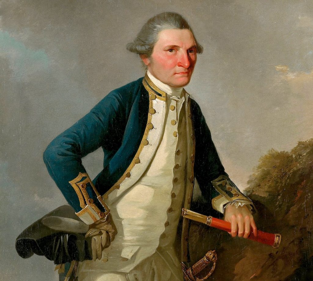 Retrato de James Cook, John Webber, 1780