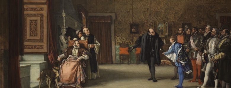 Presentación de don Juan de Austria al emperador Carlos V en Yuste, Eduardo Rosales Gallina, 1869- Museo Del Prado