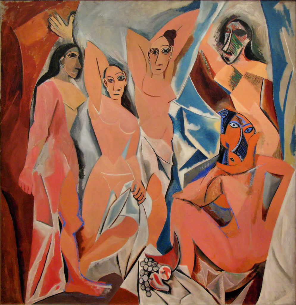 Las Señoritas de Avignon, Pablo Picasso, 1907- Museo de Arte Moderno de Nueva York