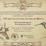 150 años de la Sociedad Mexicana de Historia Natural