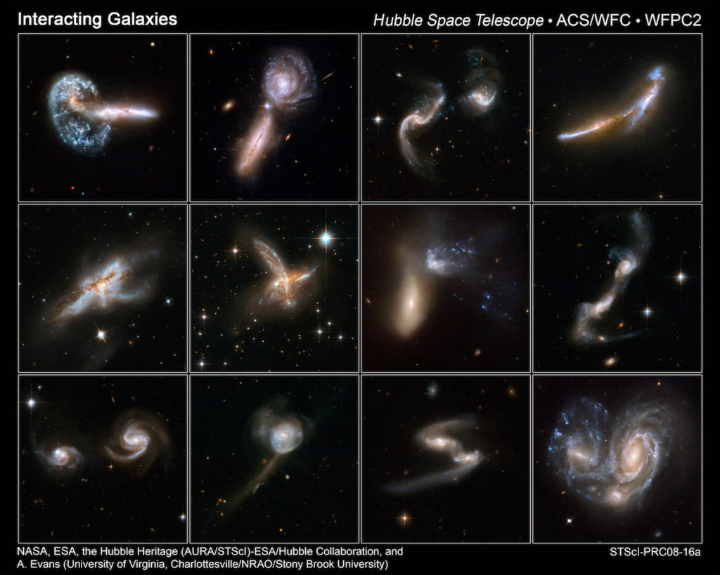 Sextans, La galaxia caníbal más pequeña, devorando a otra- NASA, ESA, The Hubble Heritage