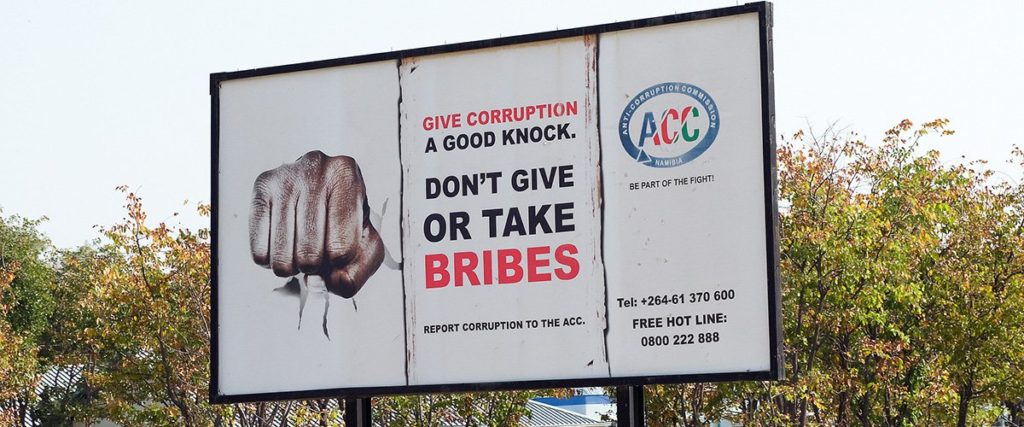 Firma contra la corrupción en Namibia- Foto Banco Mundial, Philip Schuler
