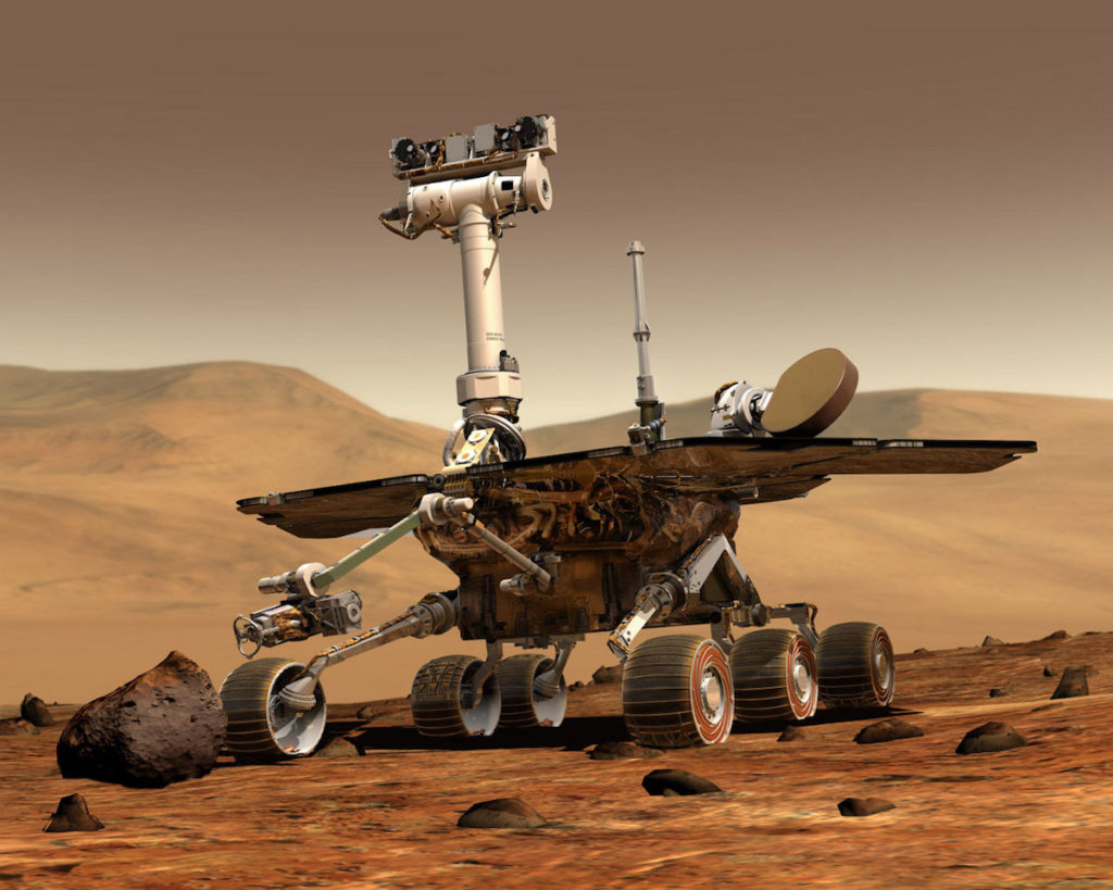 Opportunity en Marte- NASA, JPL, Cornell University