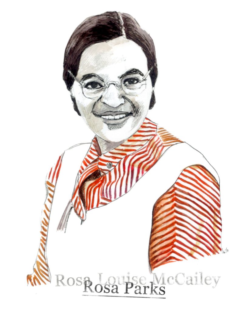 Rosa Parks, imagen de Irene Cuesta