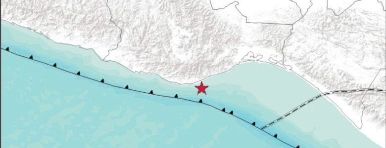Epicentro del Sismo del 23 de junio de 2020
