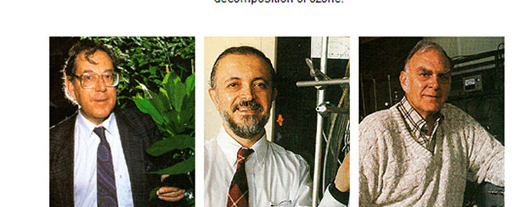 Anuncio de los ganadores del Nobel de Química 1995, incluido Mario Molina