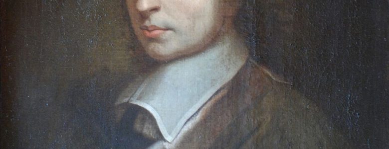 Copia de un retrato de Blaise Pascal, en Versailles- Gerard Edelinck, 1691
